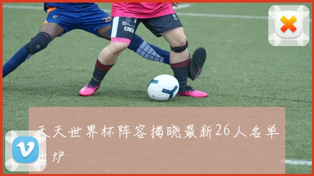 天天世界杯阵容揭晓最新26人名单出炉